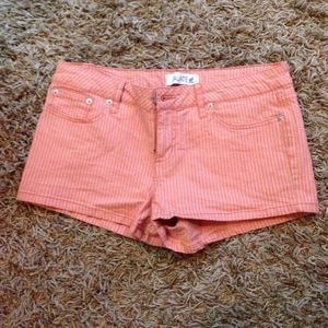 Orange striped shorts
